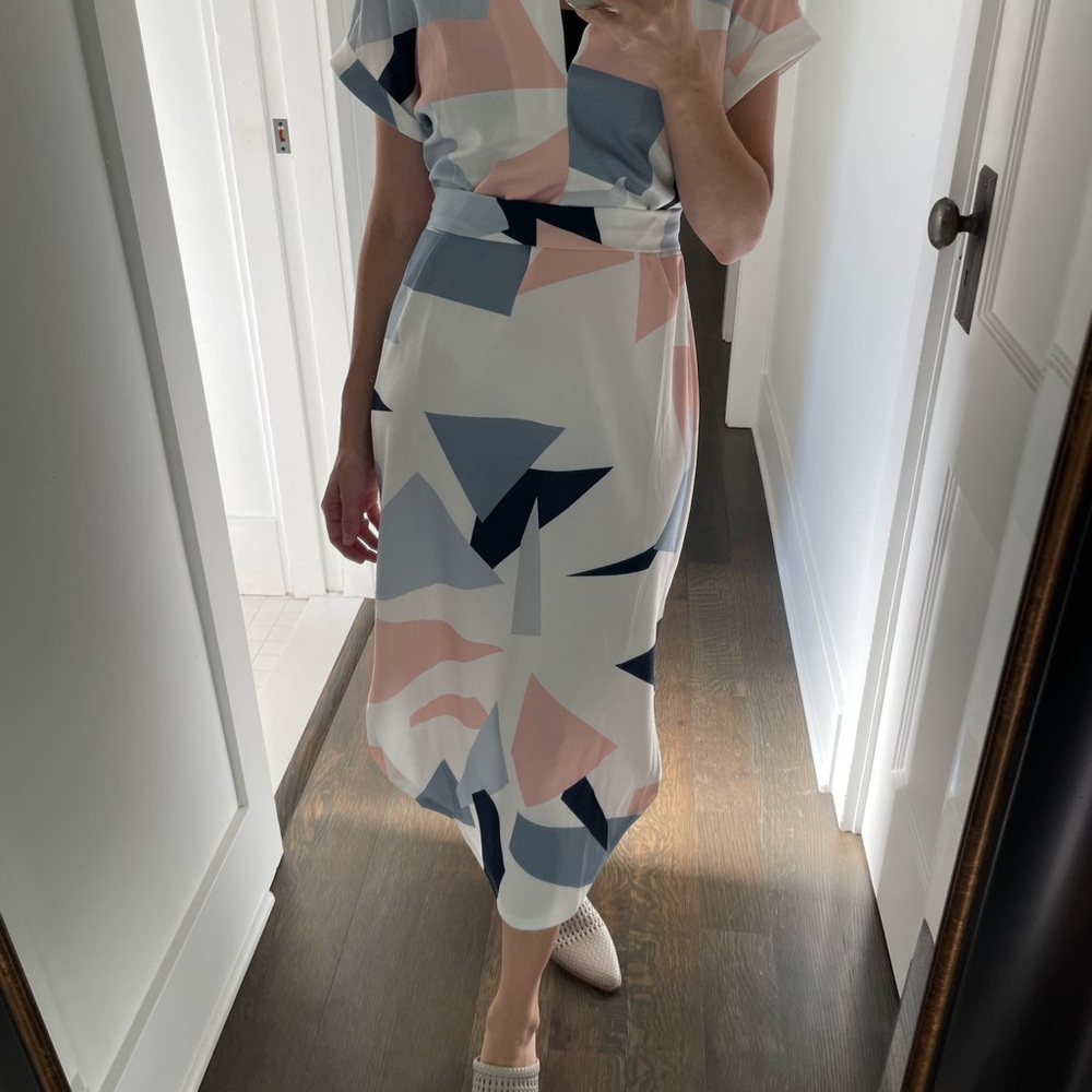 Amazon Find Geometric Print Dress